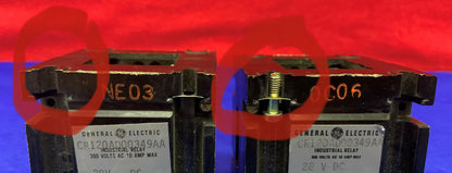 1 Los mit 2 GE General Electric Industrierelais CR120AD00349AA 28 VDC Serie A