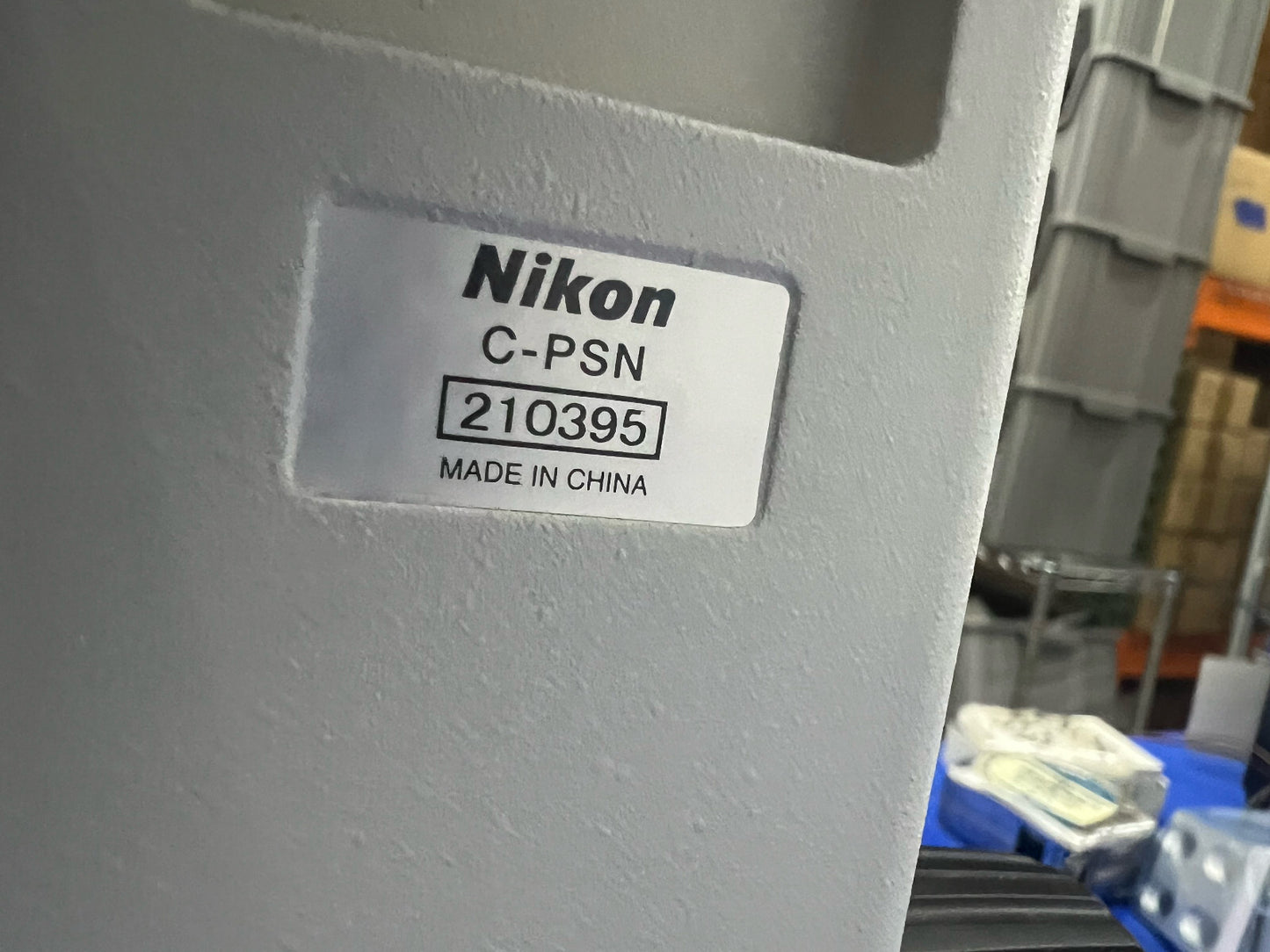 MICROSCOPE NIKON SMZ 745 6,7X-50X AVEC SUPPORT NIKON C-PSN 213406 ET ÉCLAIRAGE LED 