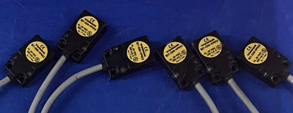 QTY 6 - TURCK Bi7-Q08-VP6X2-0.2M-RS-4.4T RECTANGULAR INDUCTIVE PROXIMITY SENSOR