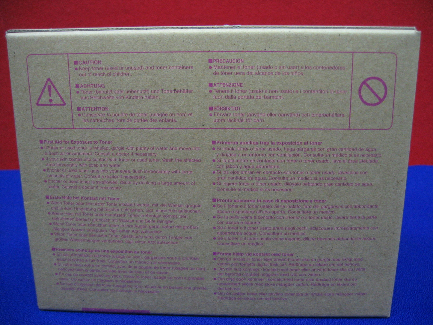 Ricoh Type R1 Toner Cassette Magenta Box Stamped 842319010 Part No. 888342