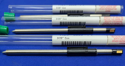 PACE 1124-0006-P1 CONICAL SHARP SOLDER EXTENDED TIP 3/28” - 1 LOT QTY 3