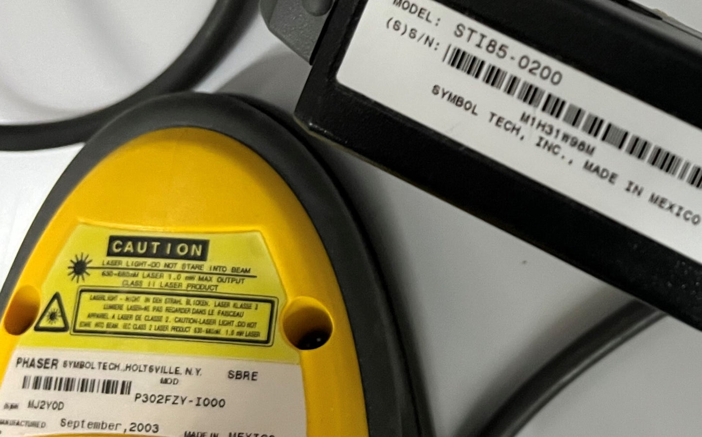SYMBOL P302FZY-I000 BARCODE SCANNER w/ USB CABLE ST185-0200 LOT OF 3