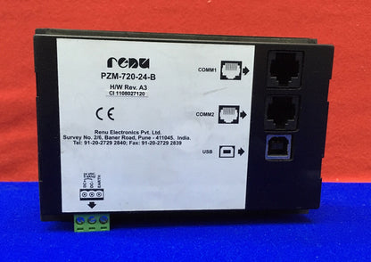 RENU ELECTRONICS PZM-720-24-BH/W REV A3 オペレーターインターフェイスパネル