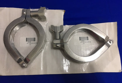 1 LOT OF 2 - 13IS425 / 13IS42.5 2.5" I-LINE HD CLAMP 304 107