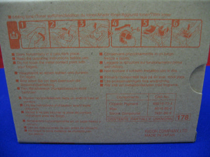 Cassette de toner Ricoh Type R1, boîte jaune estampillée 851101010, référence 888341