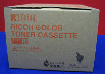 Ricoh Type R1 Toner Cassette Yellow Box Stamped 751342010 Part No. 888341