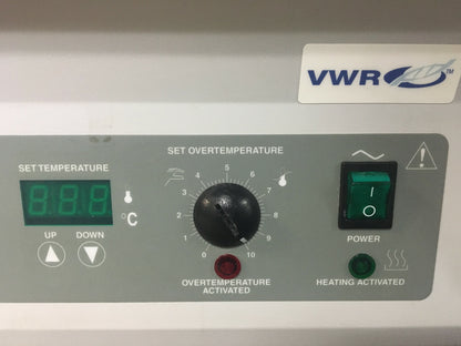 VWR DIGITAL HEATED WATER BATH 14lt 1235PC PT# 9020920 SHELDON 11.8"x12.8"x5.8"