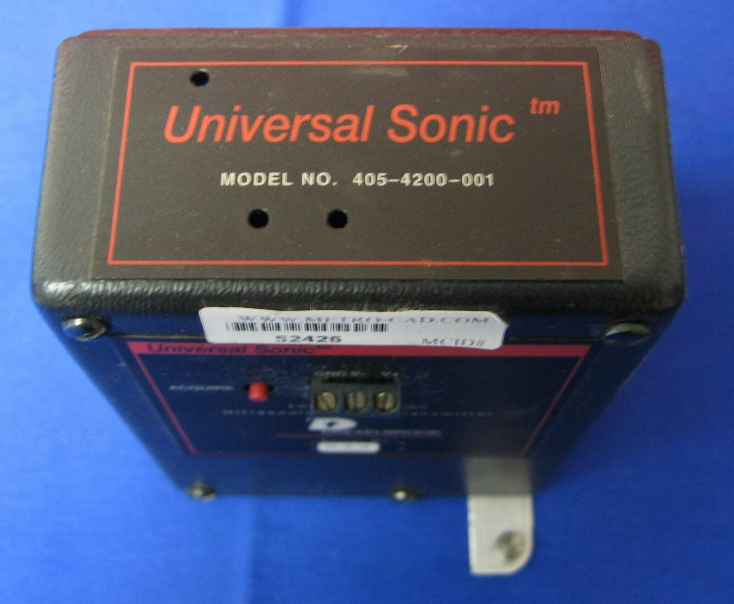 DREXELBROOK UNIVERSAL SONIC ULTRASONIC LEVEL TRANSMITTER; SOFTWARE VERSION 2.4;