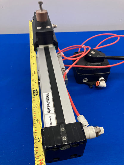 NORGREN RODLESS CYLINDER 25MM GUIDE C/46125/M/8 WITH PNUEMATIC SWITCH