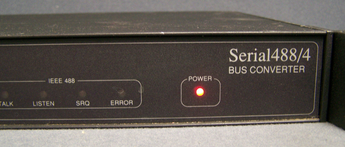 IO TECH SERIAL 488/4 SN 055715 BUS CONVERTER IEEE 488