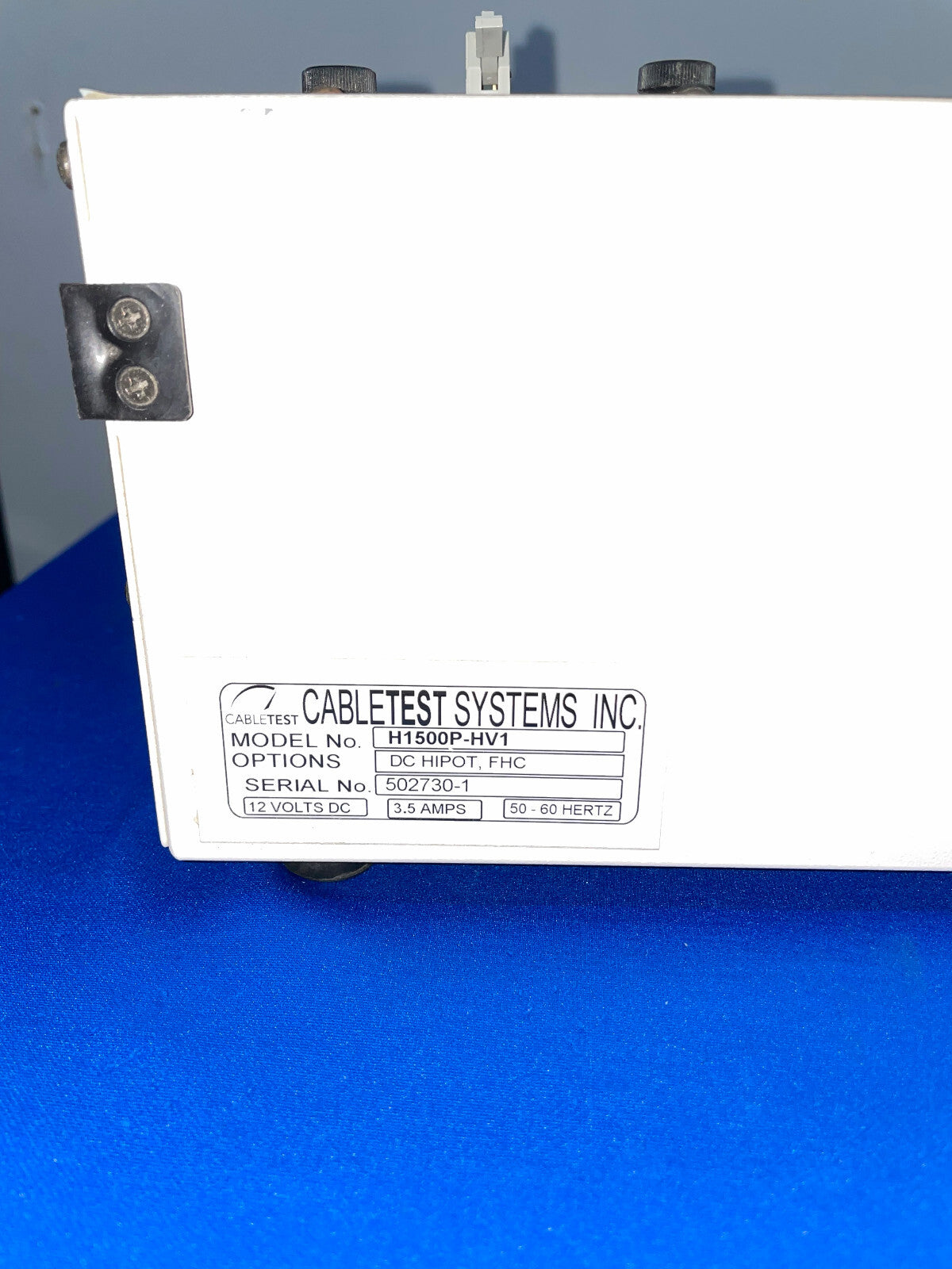 CABLETEST, H1500P-HV1, HORIZON 1500, HIGH VOLTAGE WIRING ANALYZER, 1 LOT OF 2