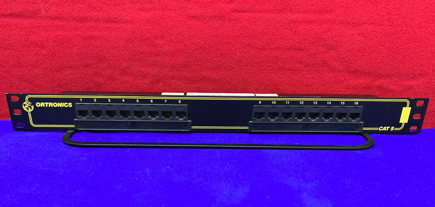 ORTRONICS OR-851044814 16 PORT CAT5E PATCH PANEL
