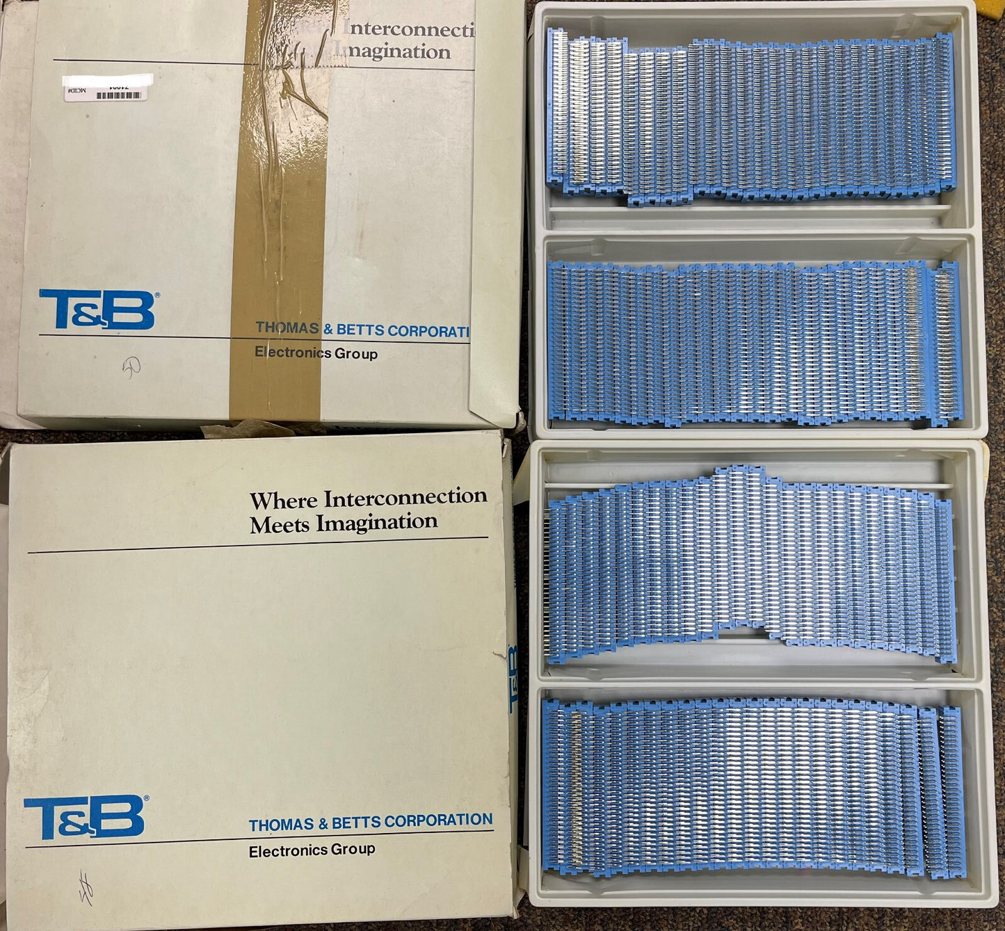 THOMAS & BETTS T&B® ANSLETY® CONNECTORS 609-6407 - 1 PKG QTY 50 & 1 PKG QTY 48