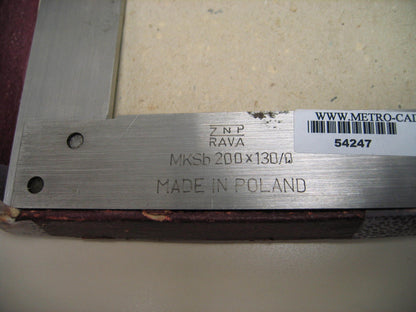 FOWLER  52-431-006 6-3/4" STRAIGHT EDGE SQUARE BY ZNP RAVA