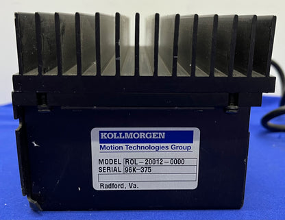 KOLLMORGEN SILVERLINE ROL-20012-0000 LINE OPERATED ANALOG SERVO AMPLIFIER -PARTS