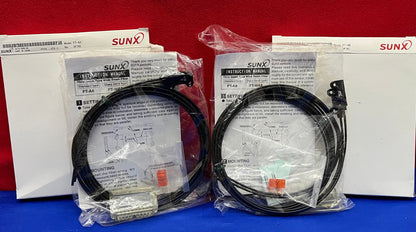 1 LOT MIT 2 STÜCK - SUNX FT-A8 UFTA8 GLASFASER-SENSOR