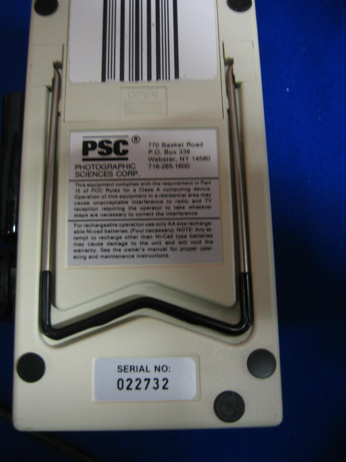 PHOTOGRAPHIC SCIENCES CORP,PSC QUICK-CHECK4 Menge 2