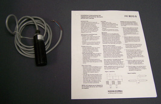 HONEYWELL MICRO SWITCH CAPACITIVE PROXIMITY SENSOR MODEL 973CP SERIES