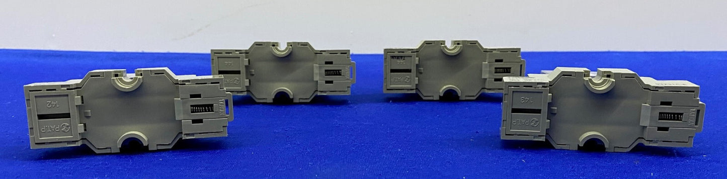 OMRON RELAYS LY2 WITH DAYTON 2A582E RELAY SOCKETS - 1 LOT OF QTY 4