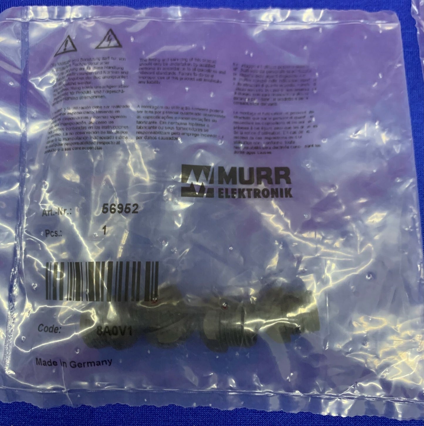 Lot of 23 Packets of Murr Elektronik Item 56952 M12 Blind Cap /4pieces per BAG