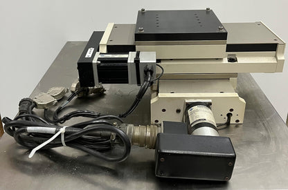 AEROTECH ATS20015 & 20015-40P MOTORIZED X-Y LINEAR STAGE APPROX 150MM 6" TRAVEL