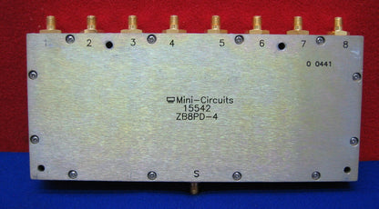MINI-CIRCUITS POWER SPLITTER ZB8PD-4 15542 6.4 5600 to 6800 MHz 8 WAY 50 Ohm