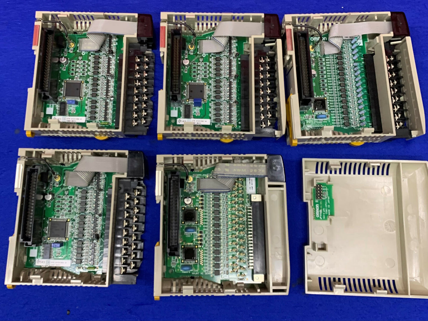 Omron (3) CQM1-OD212 / CQM1-ID213 / CQM1-ID212 PLC Moduli Schede Relè
