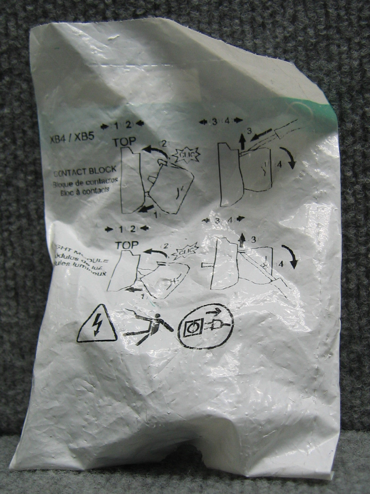 TELEMECANIQUE ZB5AVB5 LAMP MODULE ITEM IS NEW IN UNOPENED ORIGINAL PACKAGE