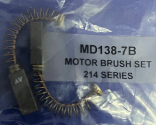 MD138-7B MOTOR BRUSHES 214 SERIES - SOLD AS '1 PKG A SET OF 2'