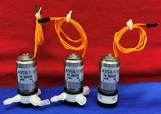 1 LOT OF QTY  3 - ASCO Solenoid Valves 368232430