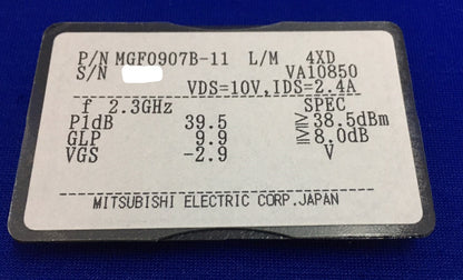 MITSUBISHI ELECTRIC MGF0907B-11 GaAs MICROWAVE FET FIELD EFFECT TRANSISTOR