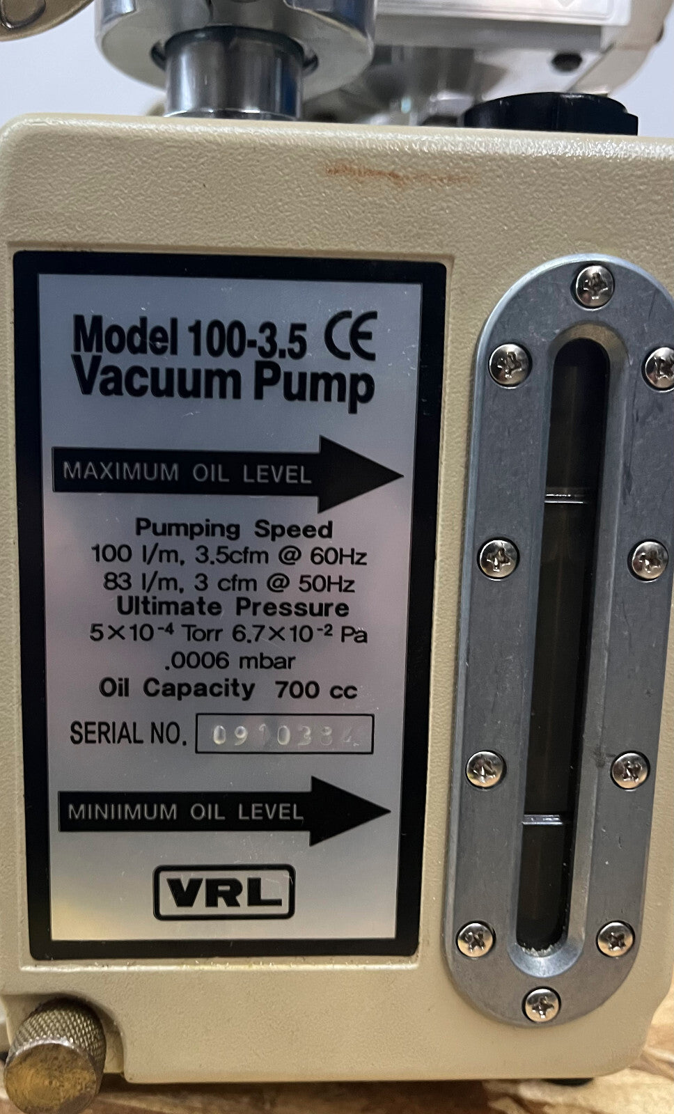 COLE PARMER STABLE TEMP VACUUM OVEN 282A  115V 15A 60HZ CAT. 05017-10