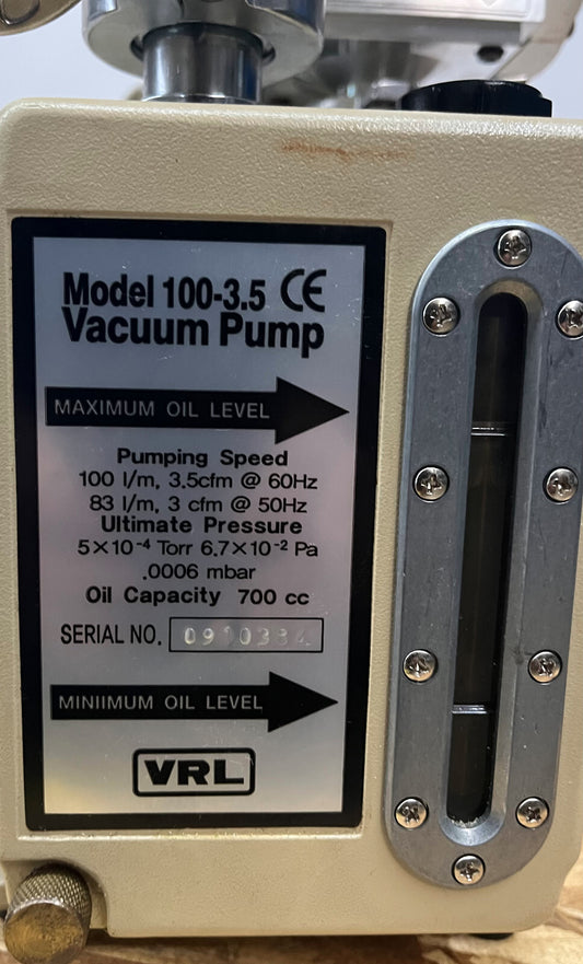 COLE PARMER STABLE TEMP VACUUM OVEN 282A  115V 15A 60HZ CAT. 05017-10