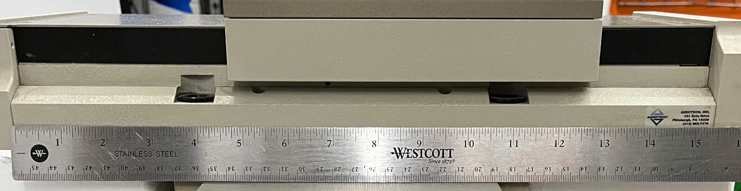AEROTECH ATS20015 & 20015-40P MOTORIZED X-Y LINEAR STAGE APPROX 150MM 6" TRAVEL