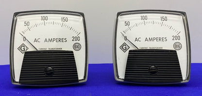 YOKOGAWA / BEHA AC AMPERES CURRENT TRANSFORMER 0-200 - 1 LOT QTY 2