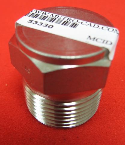 SWAGELOCK 1" NPT-STOPFEN NKG 1 3/8" SECHSKANTMUTTER 316 EDELSTAHL
