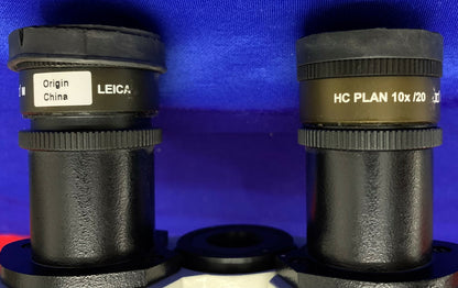 Leica Ergonomic Binocular Microscope Head 501504 10x EyePieces