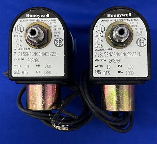 HONEYWELL SKINNER GENERAL PURPOSE VALVE 71315SN2GN00N0C2222K - 1 LOT QTY 2