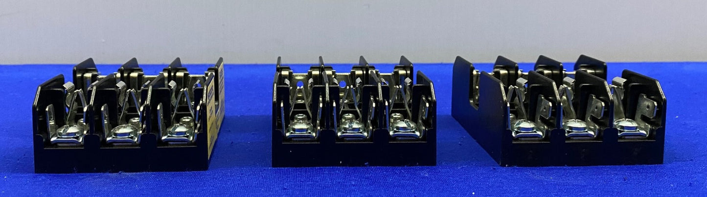 1 LOT QTY 3 - COOPER BUSSMANN / BUSS ®  BC6033PQ FUSEBLOCK