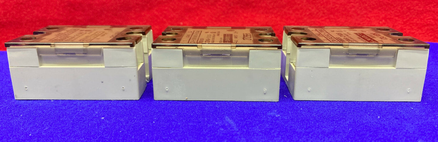 QTY 3 - OMRON G3NA-210B SOLID STATE RELAYS