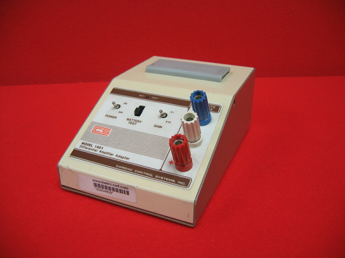 Cardiac Control Systems Inc アンプ アダプタ モデル 1401