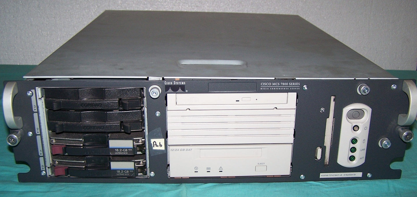 CISCO SYSTEMS  7835 4 BAY SERVER 7800 SERIES MEDIA CONVERGENCE SERIES