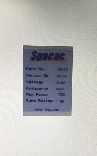 SPECAC 10542 HEATED GOLDEN GATE CONTROLLER 240V 50HZ 150W