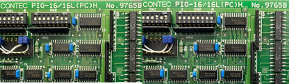 CONTEC PIO-16/16L (PC) H NO. 9765B ISOLATED DIGITAL I/O BOARD - 1 LOT QTY 4