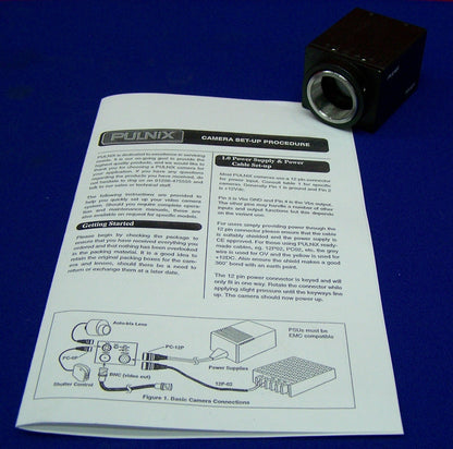 PULNIX TM-6EX CAMERA HIGH RESOLUTION CCD MONOCHROME VIDEO