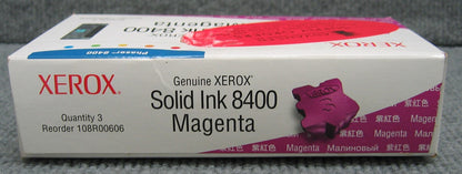 XEROX PHASER 8400 / 108R00606,ORIGINAL UNOPENED PACKAGE INCLUDES 3 STICKS INKJET