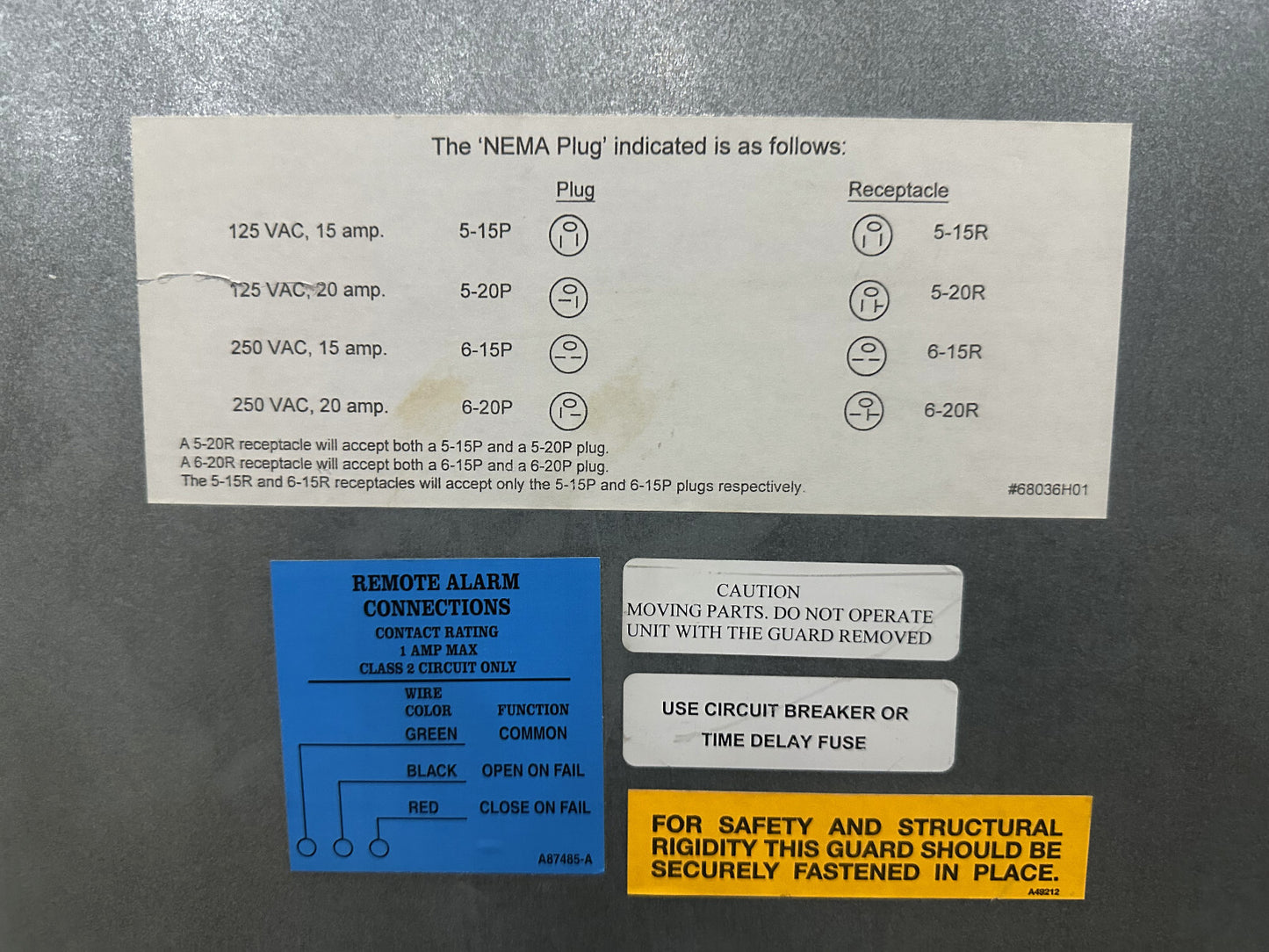 THERMO ELECTRON CORPORATION / REVCO ULT2583-9SI-D37 FREEZER. 208/230 V 60 HZ