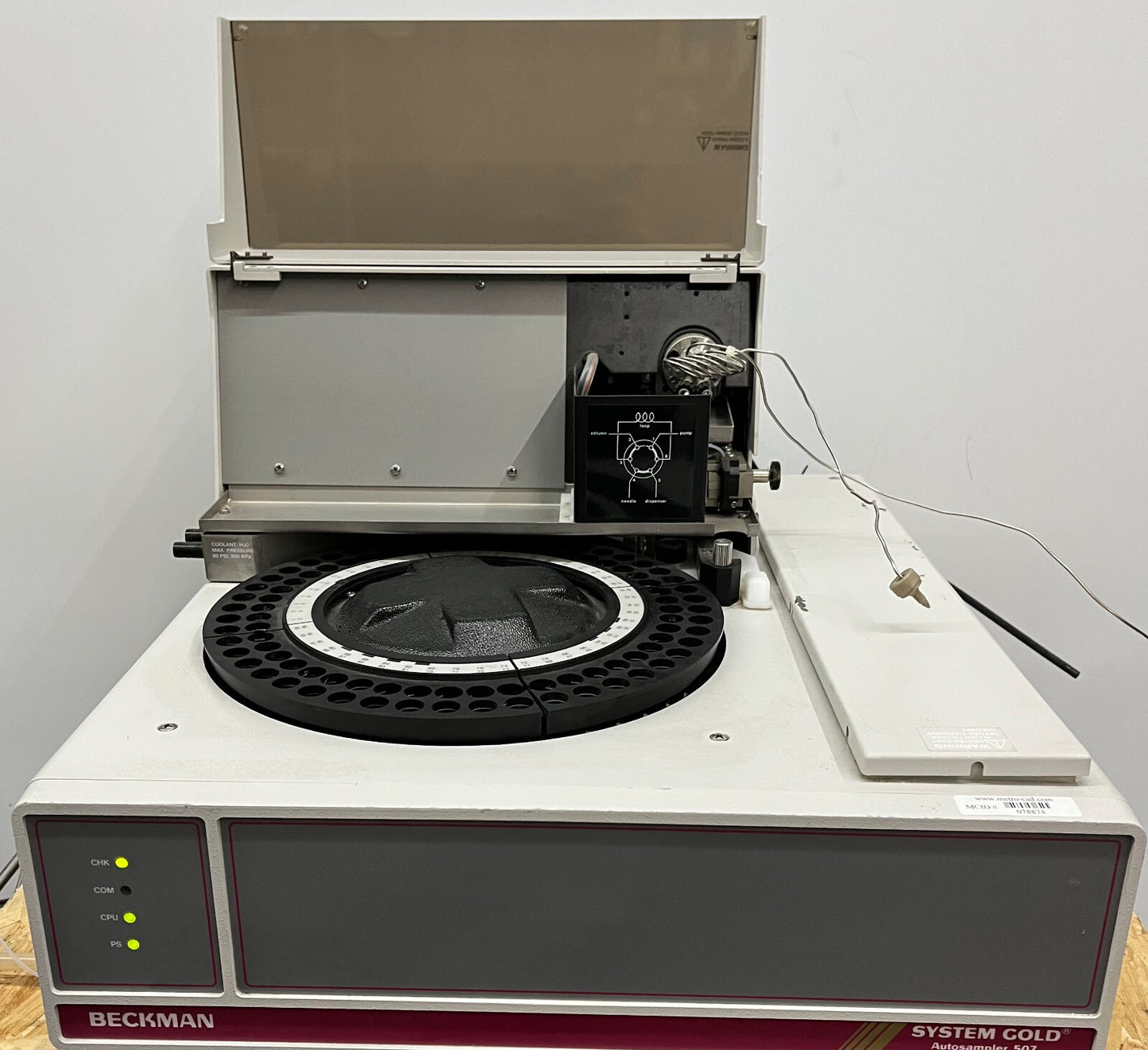 BECKMAN GOLD 507 AUTOSAMPLER/168 DETECTOR/126 MODULO SOLVENTE 1 LOTTO PARTI/RIPARAZIONE