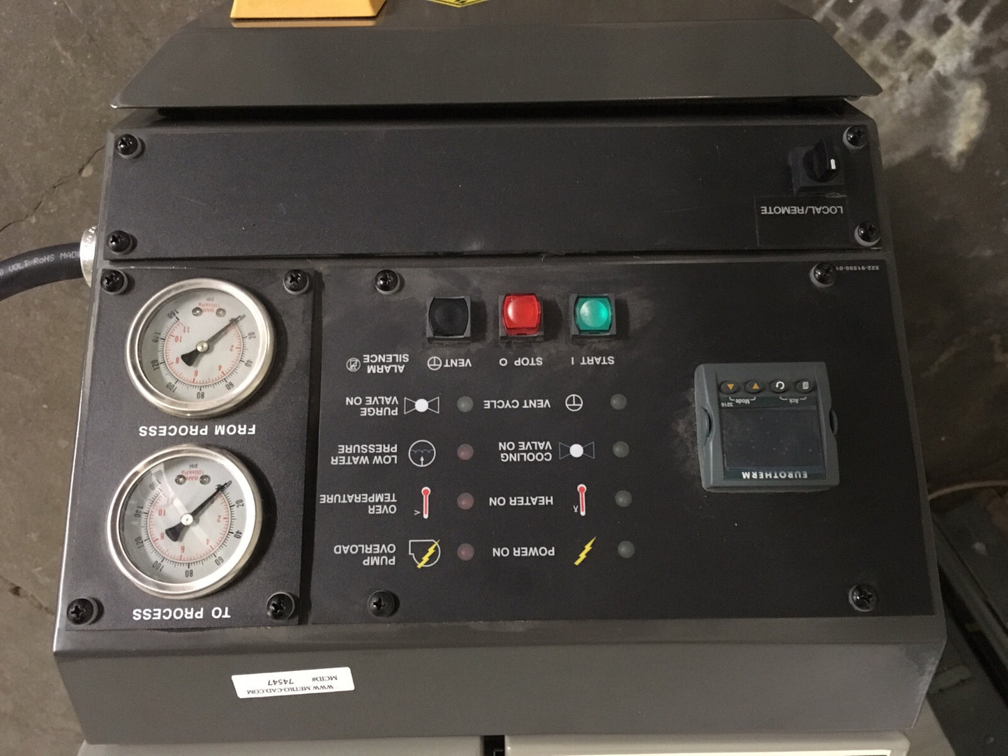 AEC APPLICATION ENGINEERING TCU100 230V 3PH 60HZ TEMPERATURE CONTROL UNIT -PARTS
