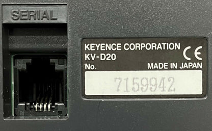 Keyence Corporation KV-D20 Schnittstellenanzeige-Bedienfeld mit Montageklammern